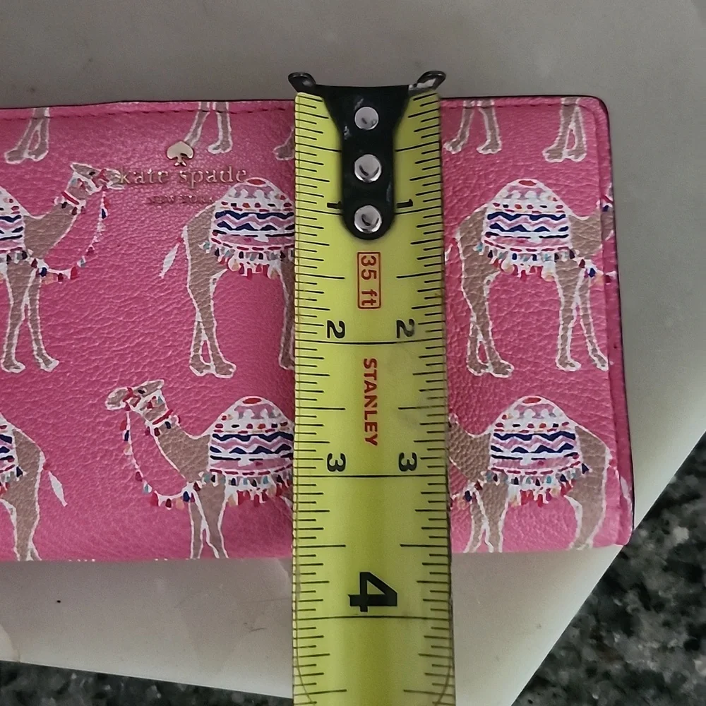 Kate Spade New York Spice Things Up Pink Multi Camel Wallet - Picture 14 of 15